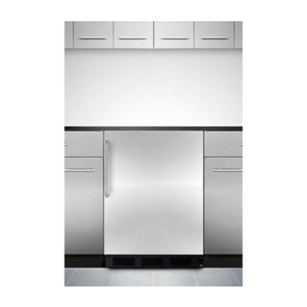 Summit FF7BKBISSTBADA Undercounter Refrigerator Built-in Or Freestanding Use One-section