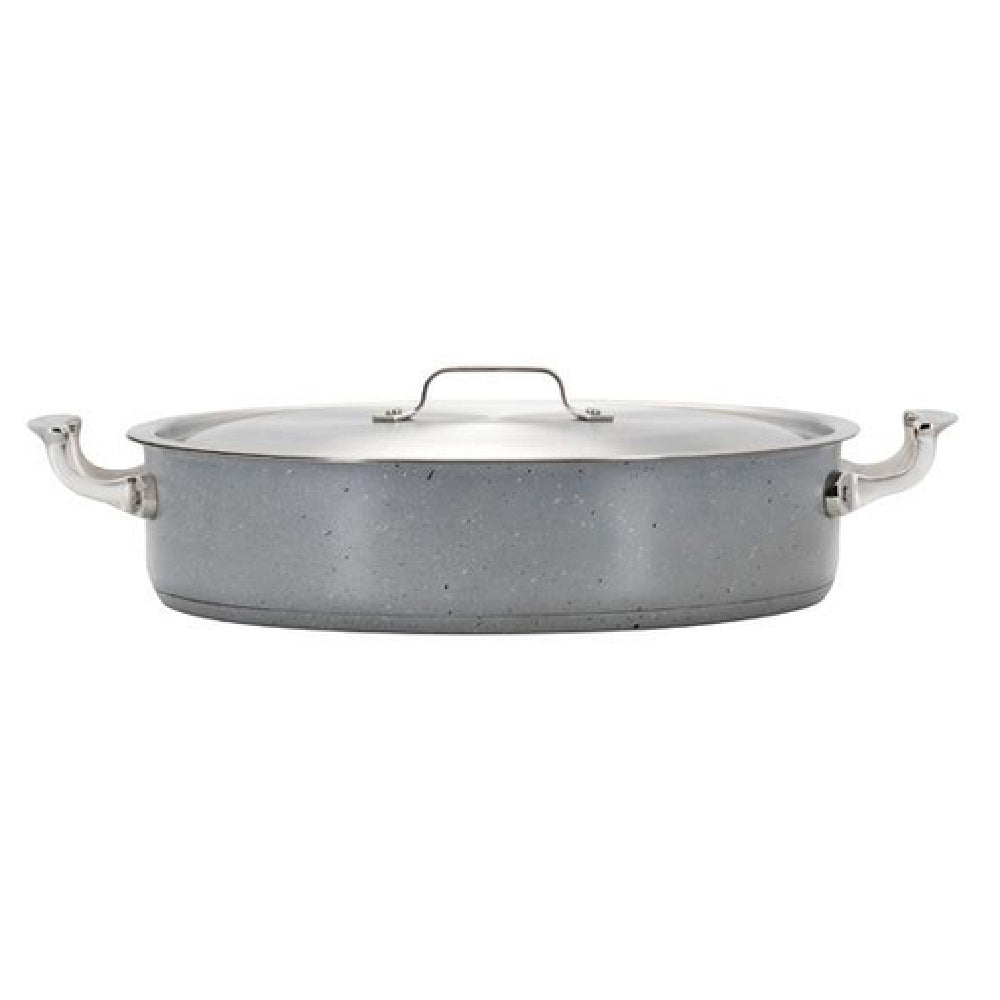 Bon Chef 60032STARLIGHT HotStone Cucina Pot 9 Qt. 14-3/4" Dia. X 3-5/8" H