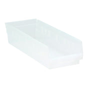 Quantum QSB104CLCS - Economy Shelf Bin, Nesting, 6-5/8"W X 17-7/8"L X 4"H