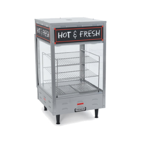 Nemco 6454 Heated Merchandiser 18-1/2"W X 18-1/2"D X 33-7/8"H Stainless Steel Construction