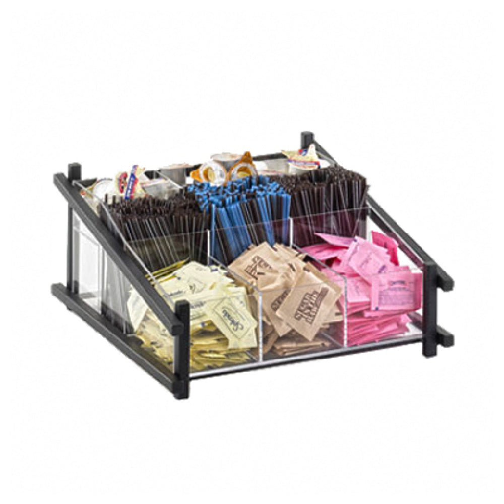 Cal Mil 1148-13 One By One Condiment Organizer 13"W X 14"D X 6-1/2"H (7) Compartment