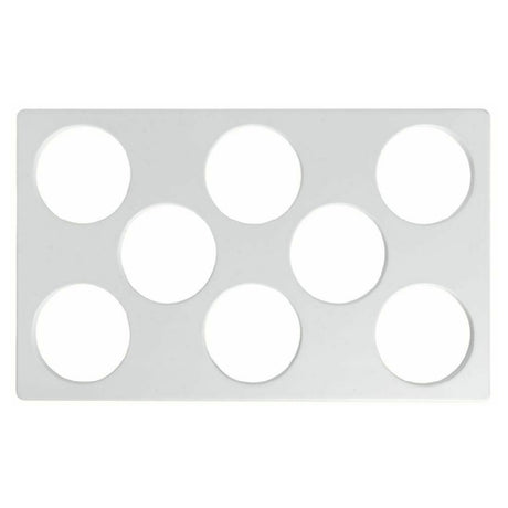 Hubert 46198 - Cold Tile, For Contemporary & Curveware Bain Maries, 8-compartment