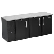 Victory VBBN78HC-F-B - Back Bar Refrigerator, Food Rated, Three-section