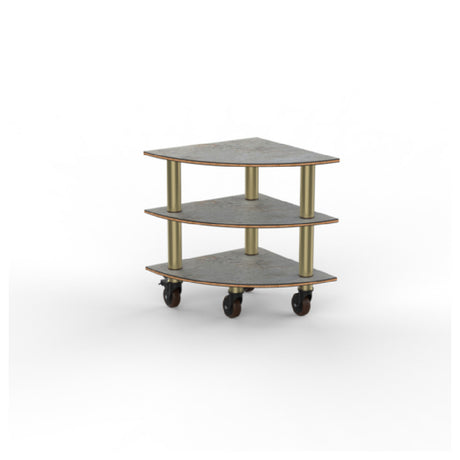 Steelite MGCMLX04GBXH - Modular Classic Corner Unit Grey Brushed Brass Heav, 29.5" X 29.5" X 35.0"