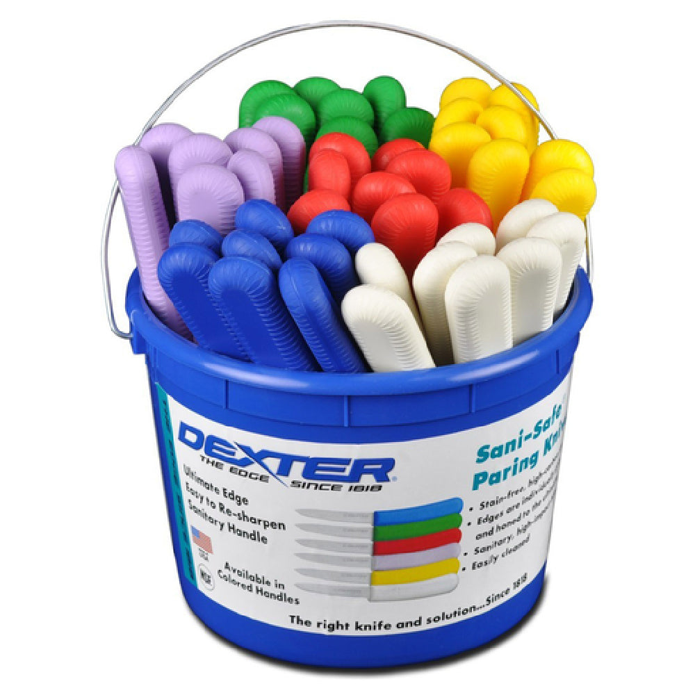 Dexter Russell 15483 Sani-Safe® (S104-48B) Paring Knives 3-1/4" In Display Bucket