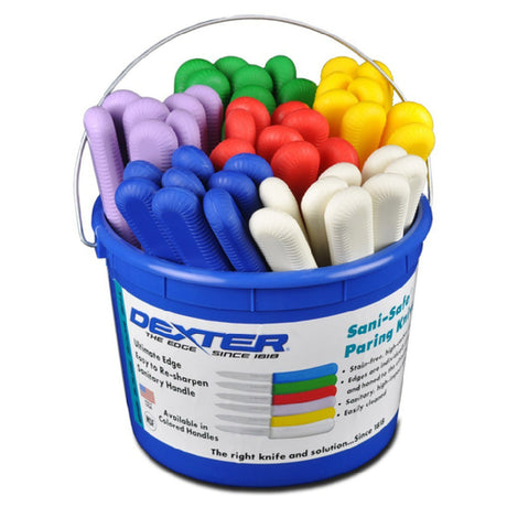 Dexter Russell 15483 Sani-Safe® (S104-48B) Paring Knives 3-1/4" In Display Bucket