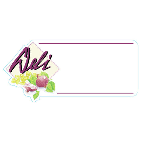 Hubert 88506 - Merchandising Tag, "Deli", 4-3/4" X 2-1/4"H