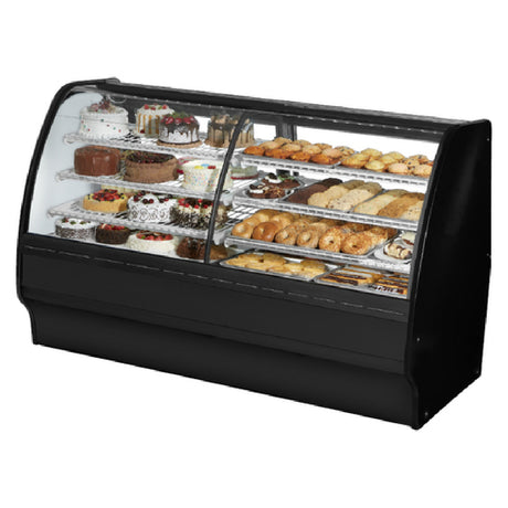 True Refrigeration TGM-DZ-77-SC/SC-S-W Glass Merchandiser Dual Zone (dry/refrigerated)