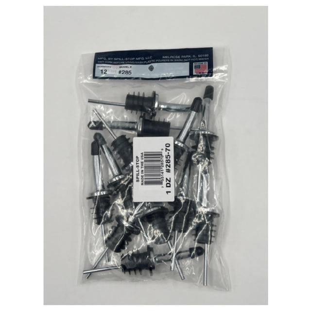 Spill-Stop 285-70 - Pourer & Cap, 8" W X 8" D X 2" H, Seamless