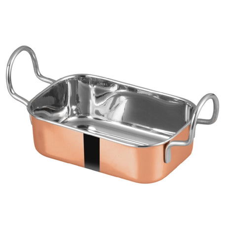 Winco DDSB-203C Mini Roasting Pan 11 Oz. 5"W X 3-3/8"D