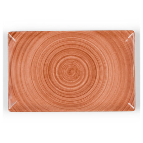 Bon Chef 54115-OR Brushstrokes Tray 12" X 7.5" H Rectangular