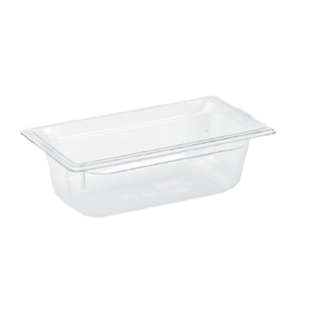 Vollrath 8034410 Super Pan® 1/3 GN Food Pan 4" Deep Low-temp Polycarbonate Clear Plastic