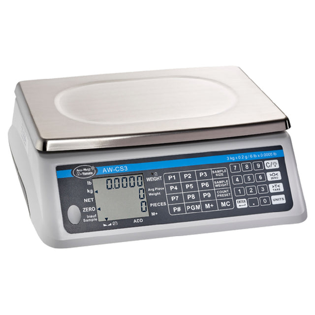 Yamato AW-CS-6-KG Accu-Weigh® Counting Scale Digital 0-12 Lb. X 0.001 Lb. / 0-6 Kg X 0.0005 Kg