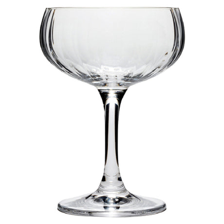 Steelite 4854RD352 Paris Champagne Glass 8 Oz. (H 5-1/8" M 3-5/8" T 3-3/8" B 2-7/8") Coupe