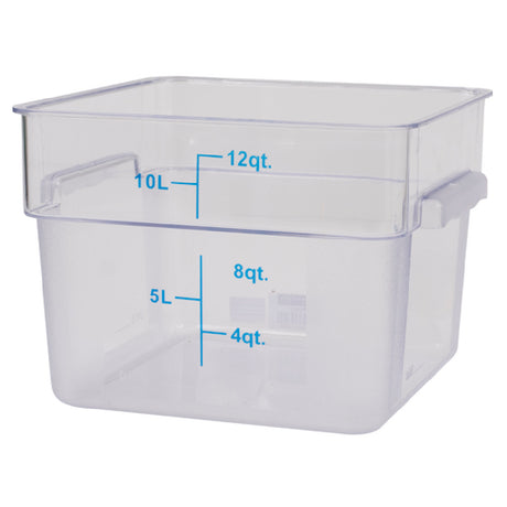Stanton Trading PCS-12 - Food Storage Container, Square, 12 Qt.