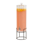 Cal Mil 22005-3-13 Round Ice Beverage Dispenser 10.5"W X 10.5"D X 24"H 3 Gal.