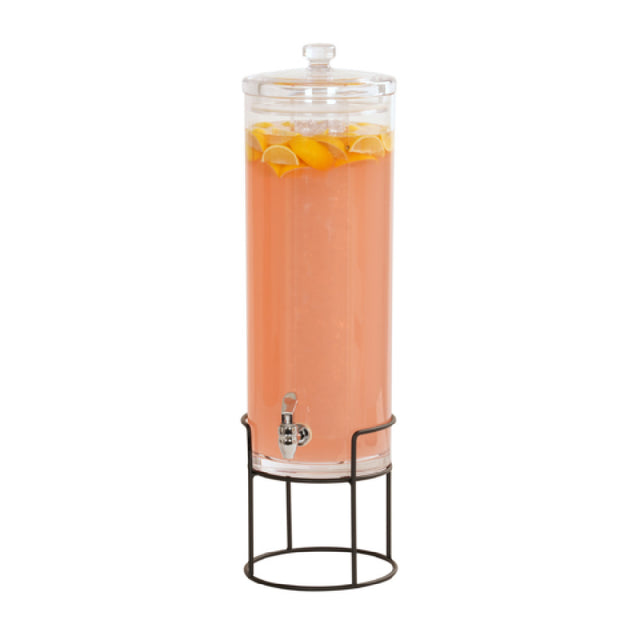 Cal Mil 22005-3-13 Round Ice Beverage Dispenser 10.5"W X 10.5"D X 24"H 3 Gal.