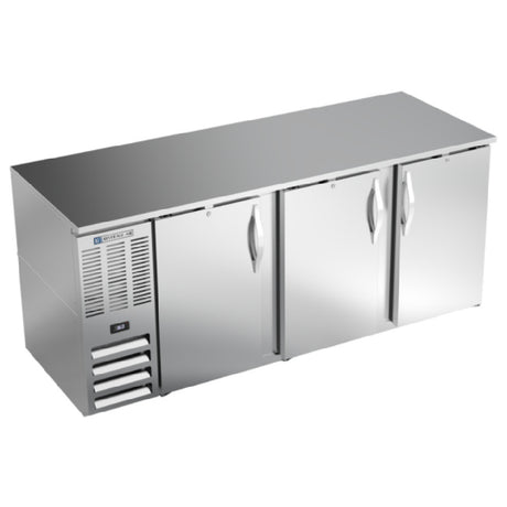 Beverage Air BB78HC-F-S - Refrigerated Food Rated Back Bar Storage Cabinet, Three-section