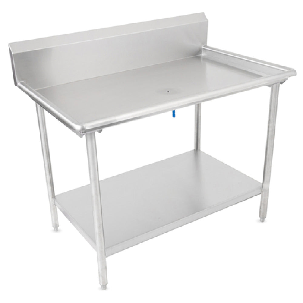 John Boos DST6R10-3061SSW Sorting Table 60-7/8"W X 30-3/8"D 16/300 Stainless Steel Top With 10" Backsplash