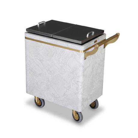 Forbes Industries 4422 Deluxe Ice Restock Cart (insulated) 17.5"W X 32.25"D X 31.75"H