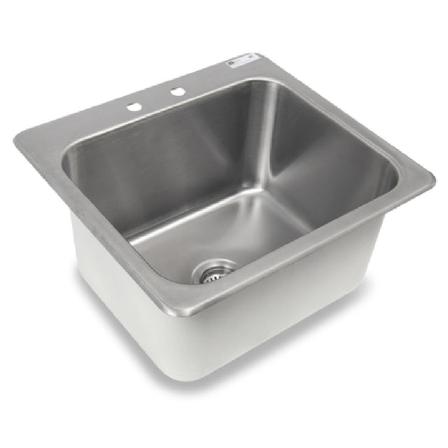 John Boos PB-DISINK201612-X Pro-Bowl Drop-In Sink 1-compartment 23"W X 21"D X 12"H Overall Size