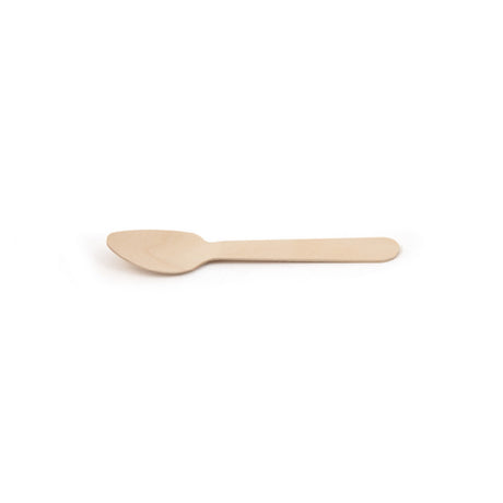 FOH FSM005NAW28 Servewise™ Disposable Mini Spoon 3-3/4" Microwave & Oven Safe Up To 45 Minutes At 350°