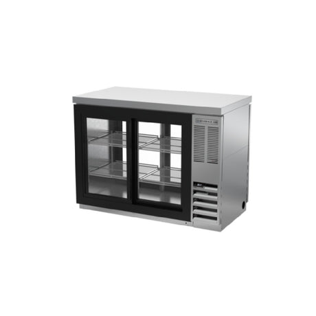 Beverage Air BB48HC-1-GS-PT-S-27 Refrigerated Pass-Thru Back Bar Refrigerator Two-section