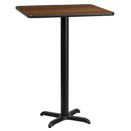 Flash Furniture XU-WALTB-2424-T2222B-GG Table 24"W X 24"D X 43-1/8"H Bar Height