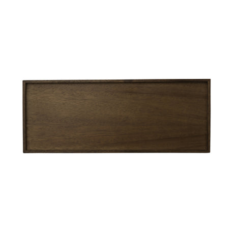 Steelite 6525T241 Wood Tray 12.5" X 5.0" X 0.625" Rectangle