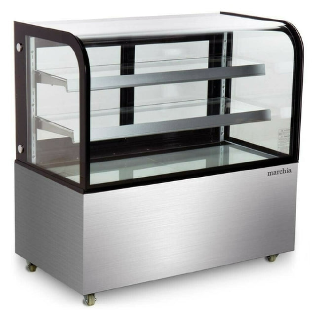 USR Brands MB48 Marchia Refrigerated Bakery Display Case 47-4/5"W 14.1 Cu. Ft. Capacity