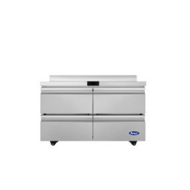 Atosa USA, Inc. AWR48D4 - Worktop Refrigerator, 48-1/4"W X 30"D X 38-7/8"H, (4) Drawers