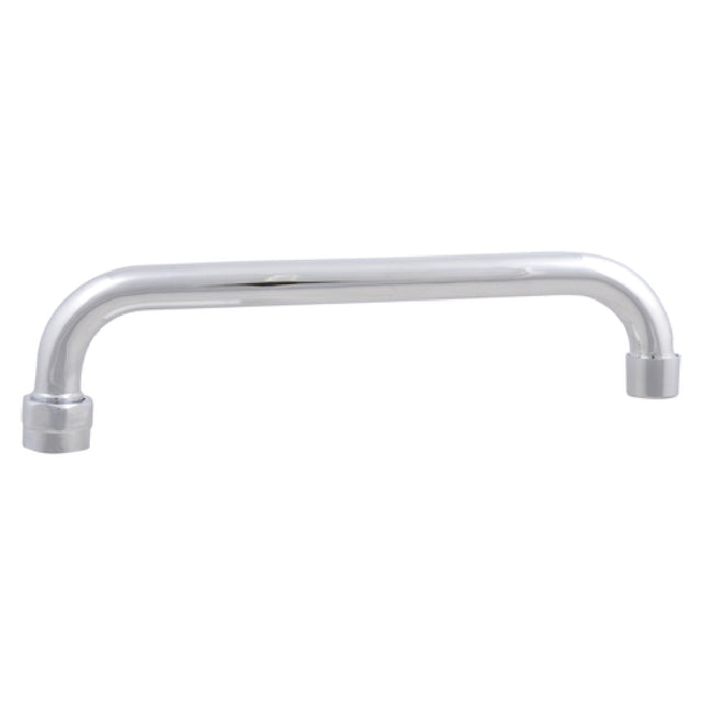 BK Resources BKF-HSPT-10-G OptiFlow™ Heavy Duty Spout 10" Swing High Polished Chrome Finish