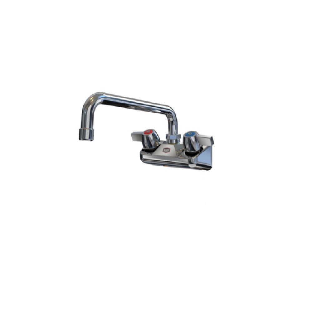 NBR Equipment P3W4S14 4" Splash Mount Faucet Brass Body Lead Free