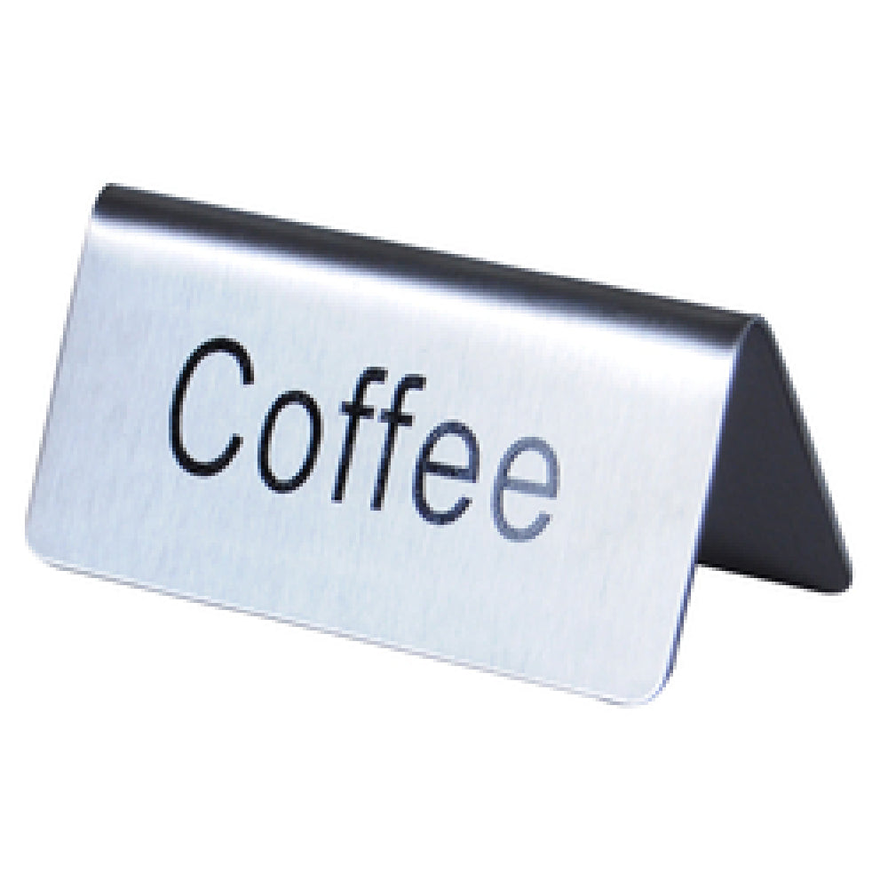 Thunder Group SLTS3154 Table Tent Sign "Coffee" 3"L X 1-1/2"H