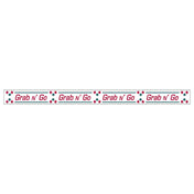 Hubert 57661 - Merchandising Food Tape, "Grab & Go", 1" X 500' Roll