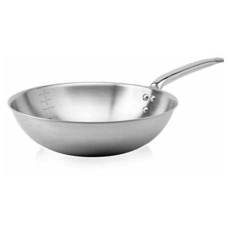 JB Prince S484 De Buyer Alchimy Wok 12.6"dia 4.8 Qt.