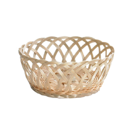 Tablecraft 1135W Basket 8-1/2" Dia. X 3-1/4"H Round