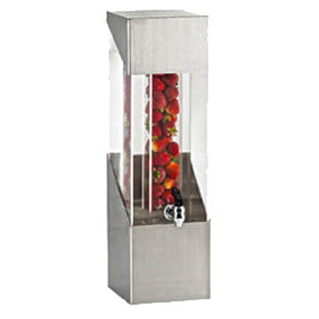 Cal Mil 1991-3INF-55 Squared Beverage Dispenser 3 Gallon Capacity 7-1/4"W X 9-1/2"D X 24-1/2"H