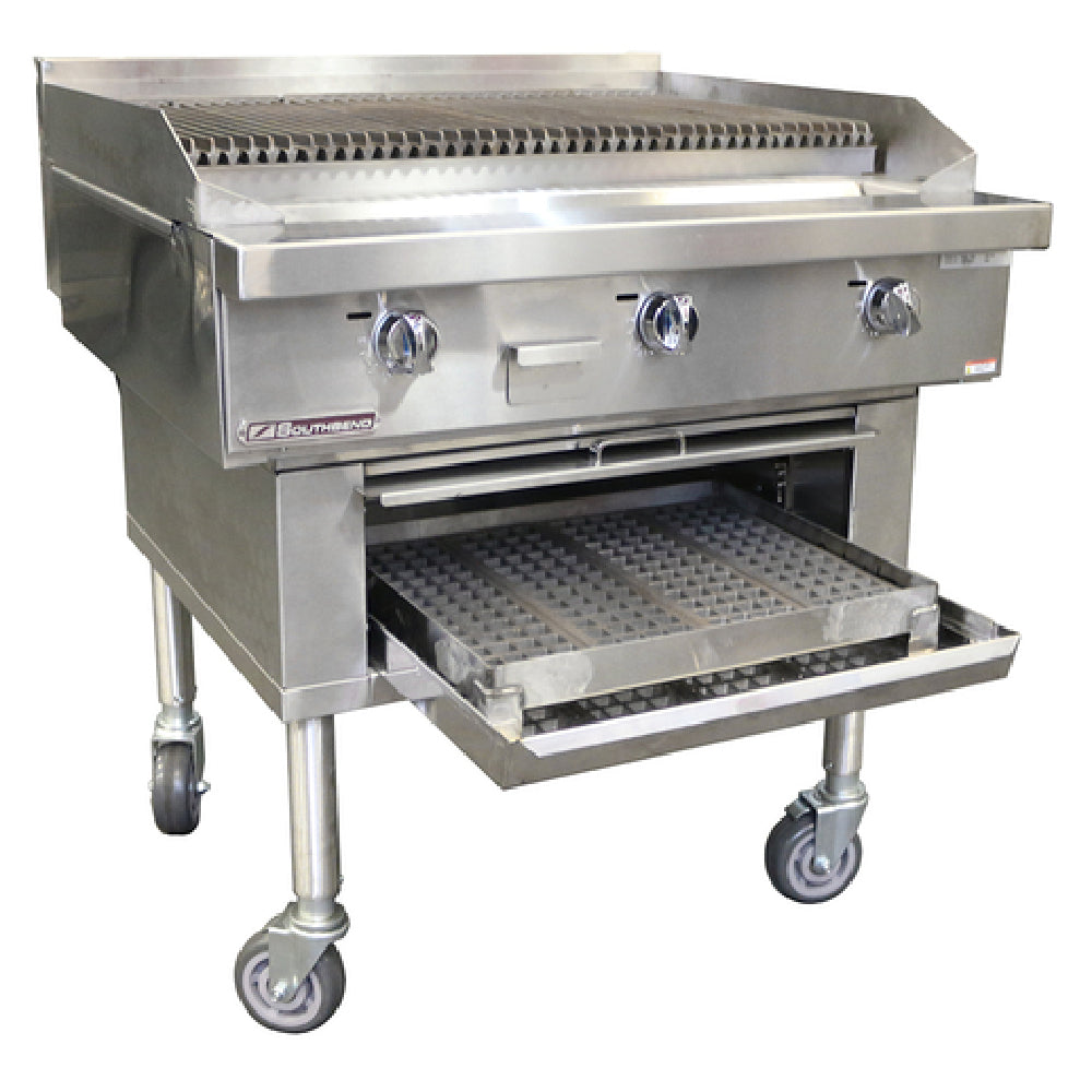 Southbend P36W-CCC_LP Platinum Wood Smoker Charbroiler Gas 36"