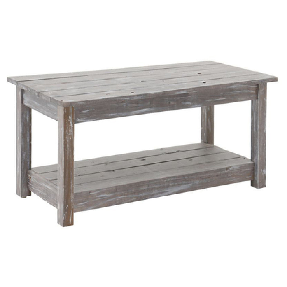 Hubert 12457 - Display Table, 40" X 17-3/4" X 19"H, Medium