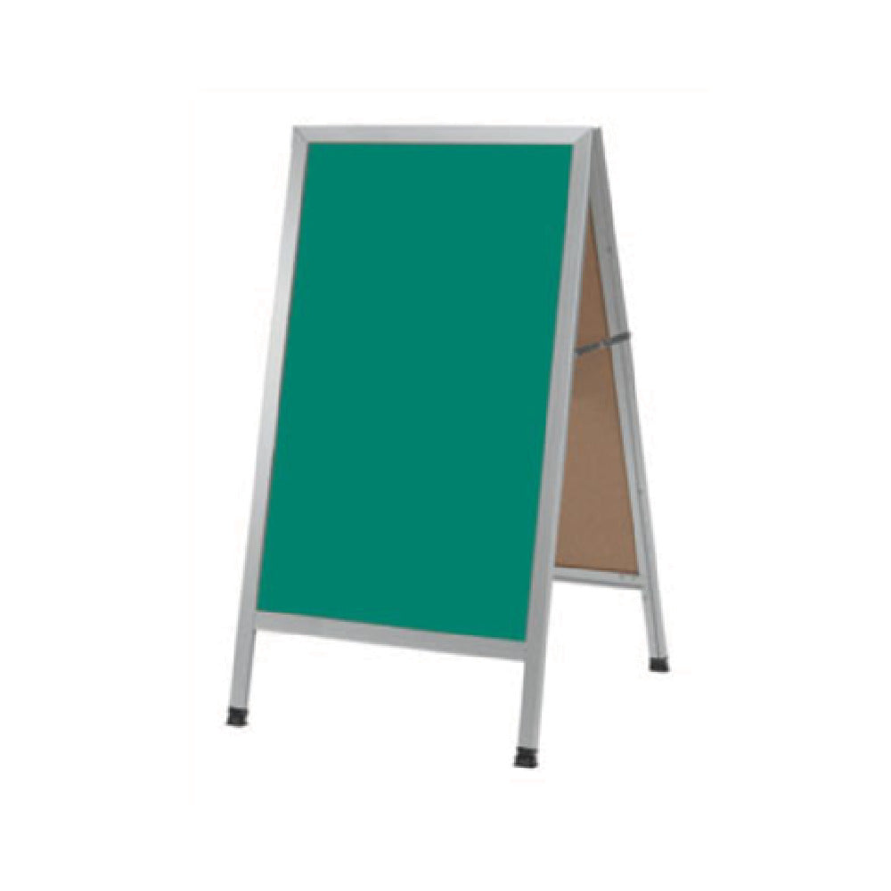 Aarco AA-1G Sidewalk Chalkboard 24"W X 42"H Green Composition Board