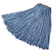 Rubbermaid FGF51800BL00 - Premium Mop Head, 24 Oz, 4-ply Cotton/rayon/synthetic Blend