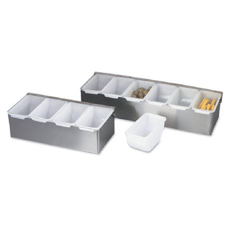 Browne Foodservice 79300 Bar Caddy/Condiment Tray 4 Section 11-9/10" X 5-1/2" X 3-1/2"