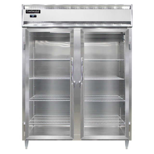 Continental Refrigerator DL2WE-SS-PT-GD-SD Designer Line Heated Cabinet 52 Cubic Ft. Capacity