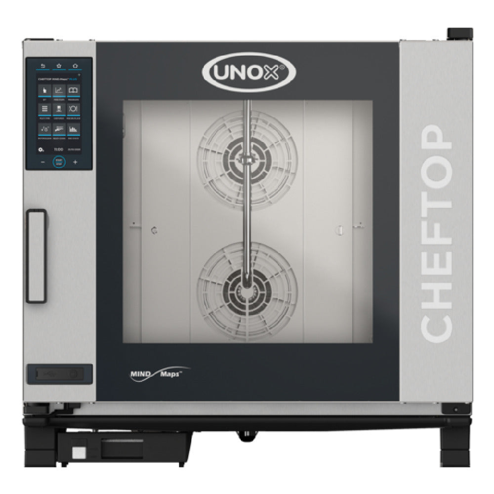 UNOX XAVC-06FS-HPLM ChefTop MIND.Maps™ Plus Combi Oven/Steam Oven Is An Electric Countertop Oven That Combines Heat