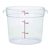 Hubert 85034 - Hubert® Food Storage Container, 8-1/2" Dia. X 7-3/4"D, Round