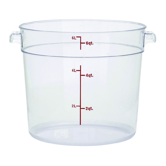 Hubert 85034 - Hubert® Food Storage Container, 8-1/2" Dia. X 7-3/4"D, Round