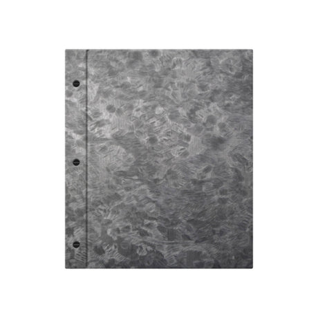 Risch CMBFF-MET 8.5X11 Brushed Metallic Faux-leather Chicago Menu Board (specify Color)