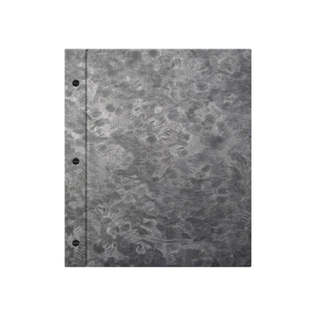 Risch CMBFF-MET 8.5X11 Brushed Metallic Faux-leather Chicago Menu Board (specify Color)