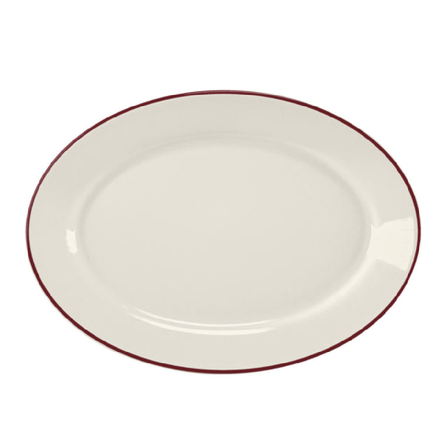 Steelite HL15563931 Rolled Edge Oval Platter 11.75" X 8.0" RE & NR